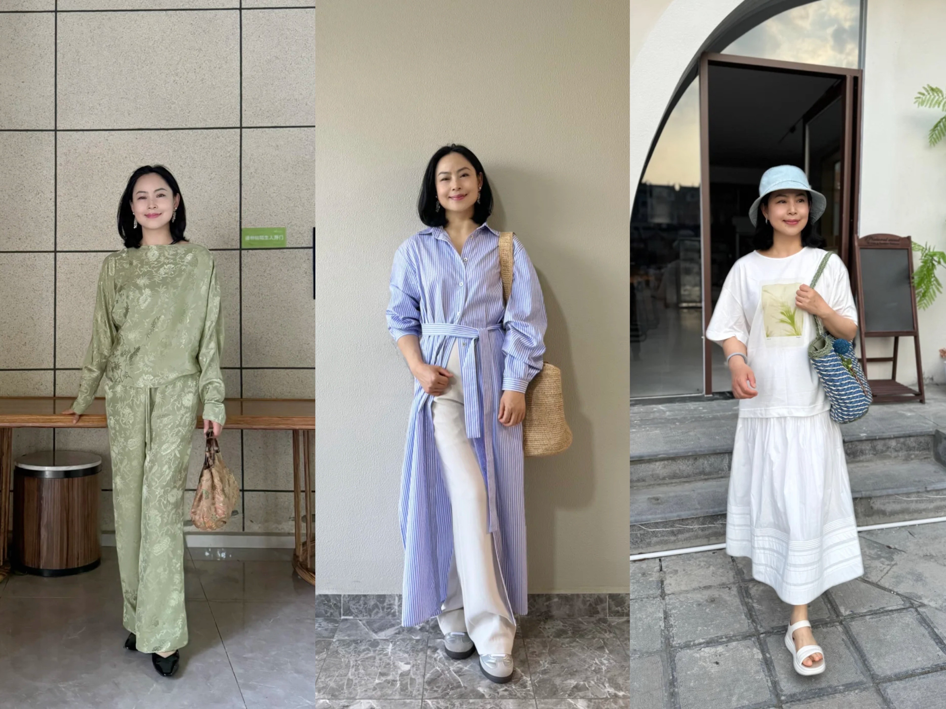 _告别“妈妈装”！50+微胖女性的轻熟风穿搭灵感，每一套都超美_告别“妈妈装”！50+微胖女性的轻熟风穿搭灵感，每一套都超美